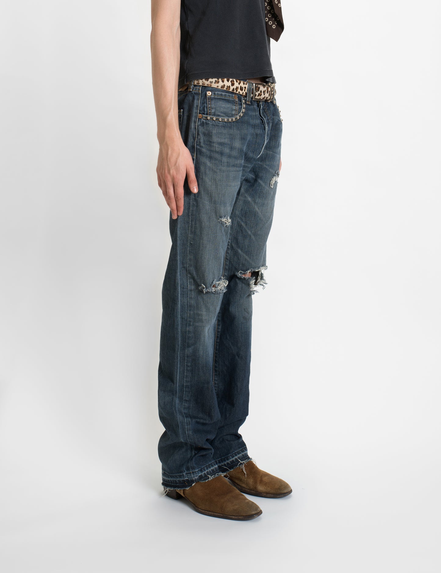 LEVI'S 90'S JEANS WITH STUDDED POCKETS