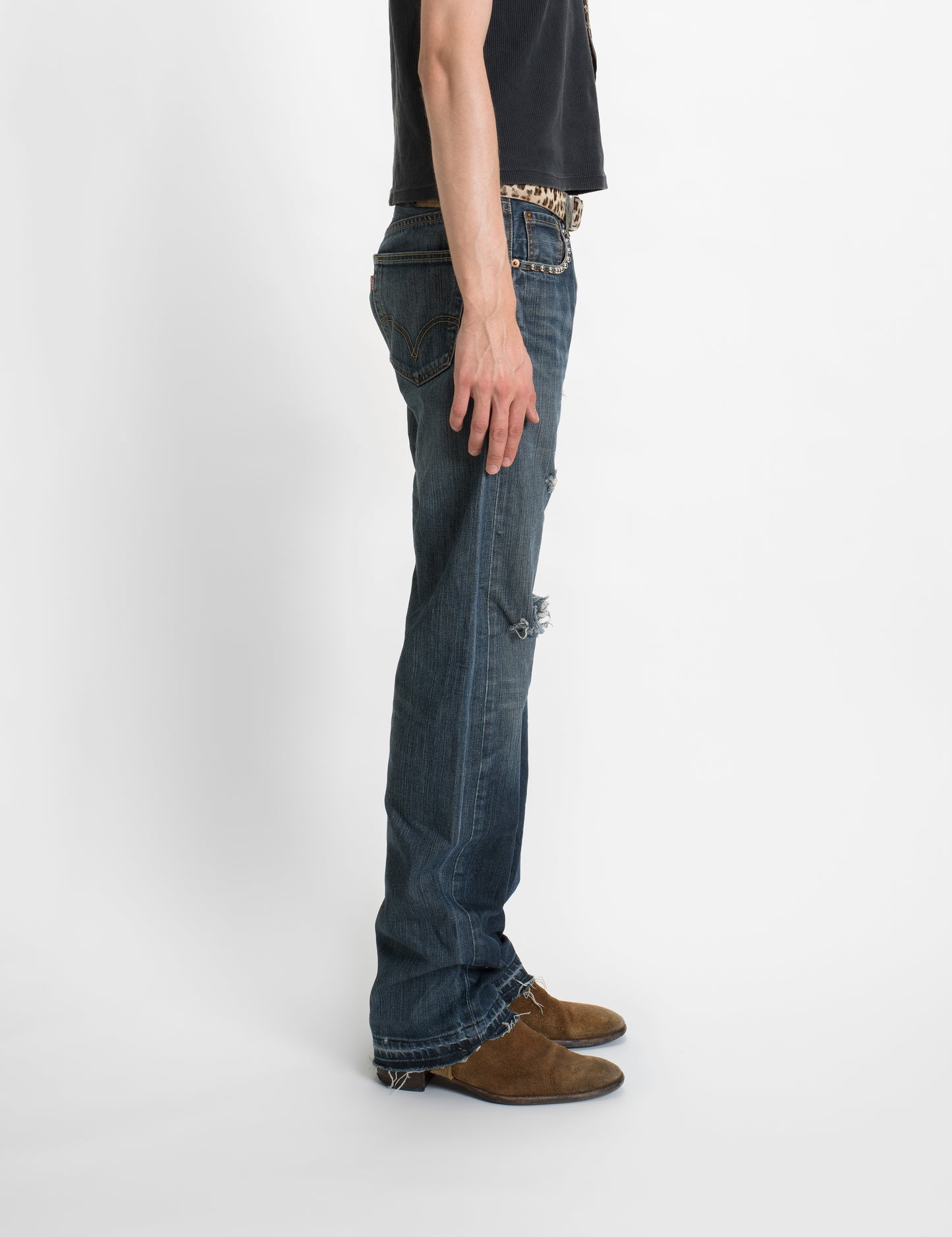 LEVI'S 90'S JEANS WITH STUDDED POCKETS