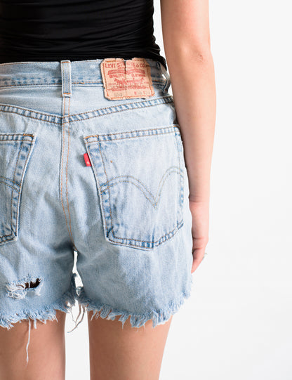 90's Levis Denim shorts With Front Studs